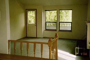 photo of living area with eastern exposure